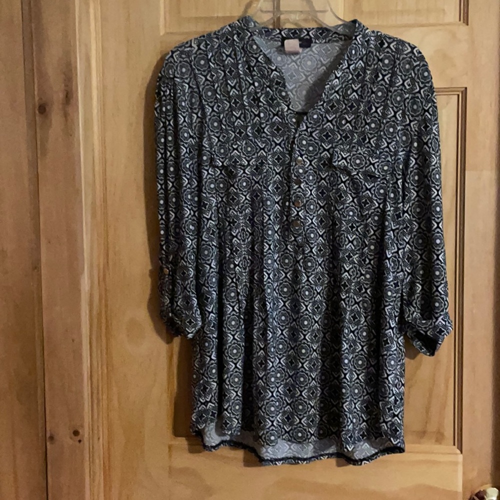 3/4 sleeve blouse